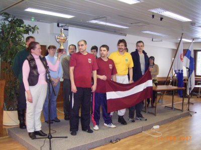 Моржи из Латвии - победители чемпионата в эстафете