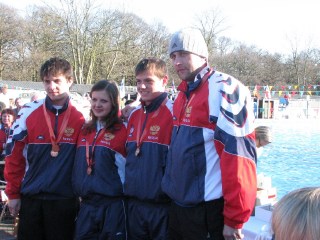 Blagoveshchensk team, relay race prize-winners