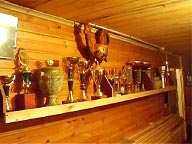 Кубки - заслуженные трофеи клуба закаливания "Кристалл"