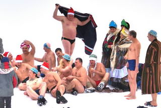 Встреча Нового года моржами г. Иваново (фото)