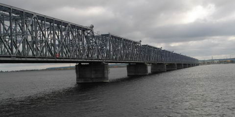 Императорский (железнодорожный) мост в Ульяновске (фото)